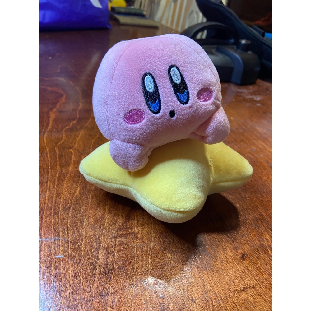 Nintendo Kirby 6" Club Mocchi Plush Warp Star Tomy Pink Yellow ally toy